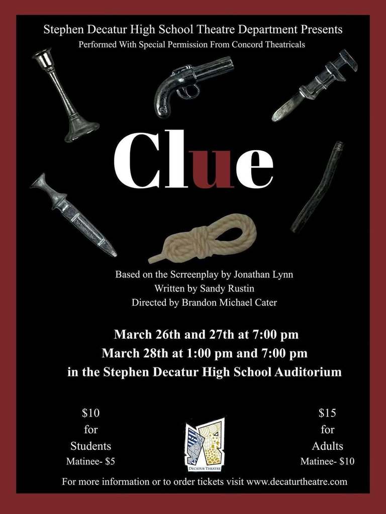 Clue Theater spring production 2026