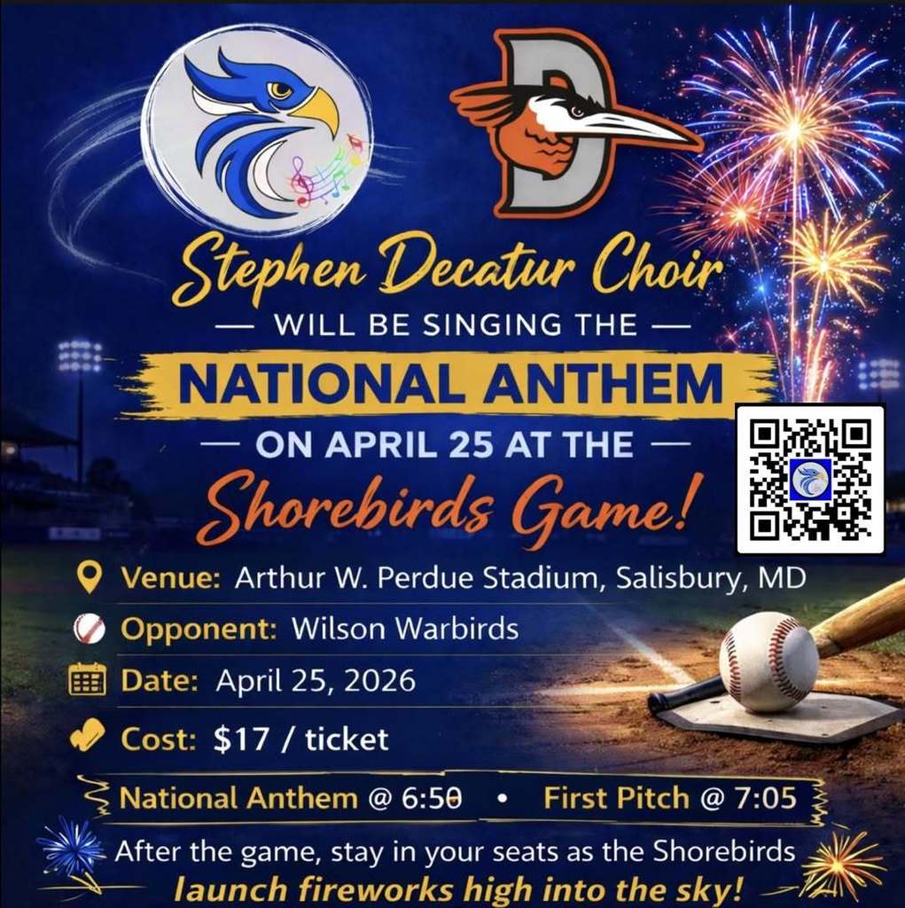 SDHS Choir sings national anthem