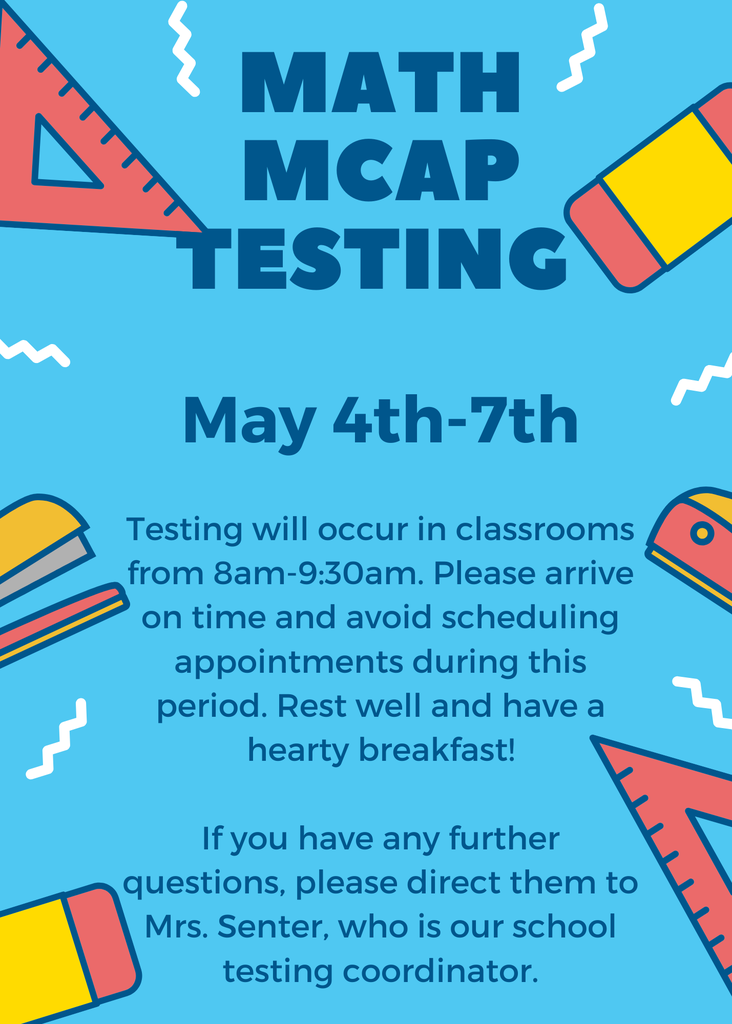 MCAP math begins next week!