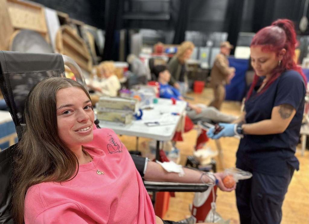 Key Club sponsored Blood Drive at DSHS spring 2026