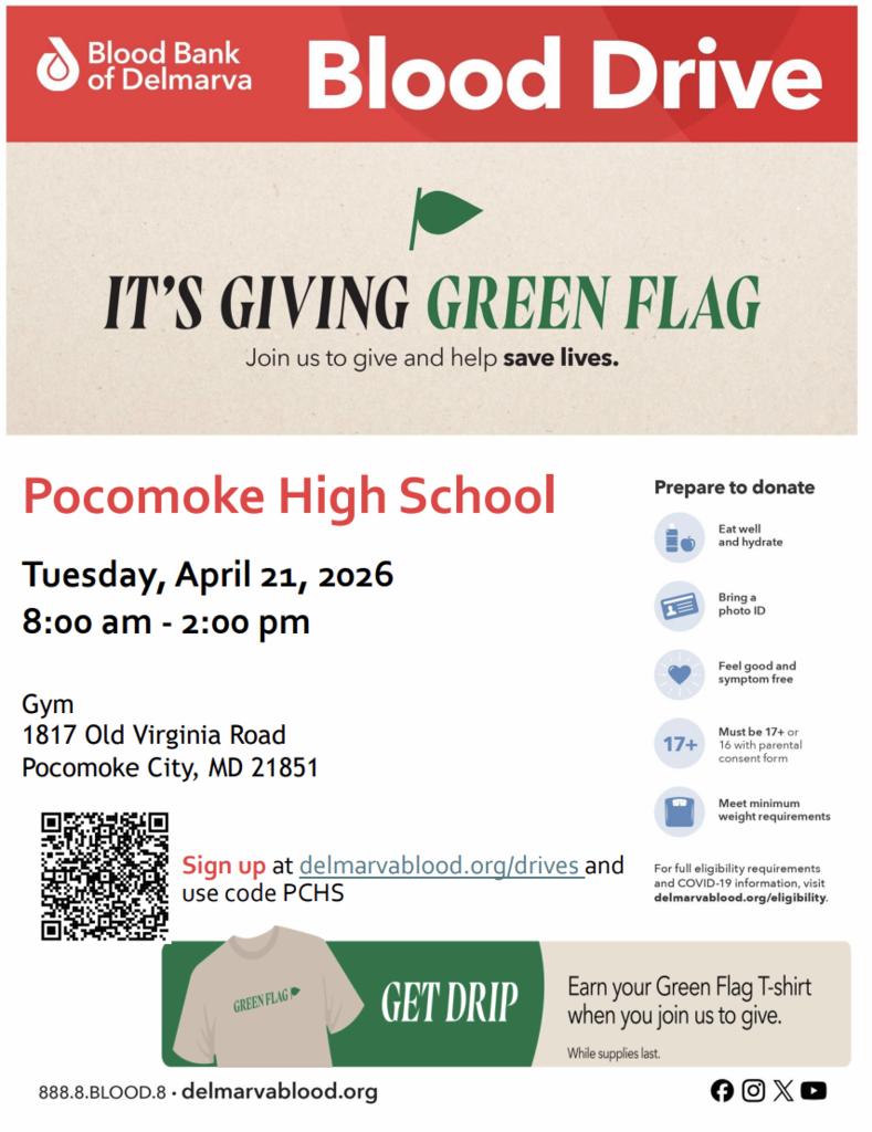 April 21 Blood Drive