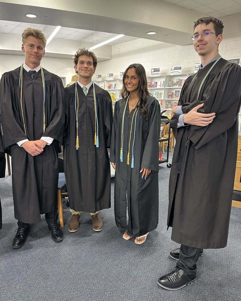 Mu Alpha Theta Math Honor Society induction ceremony