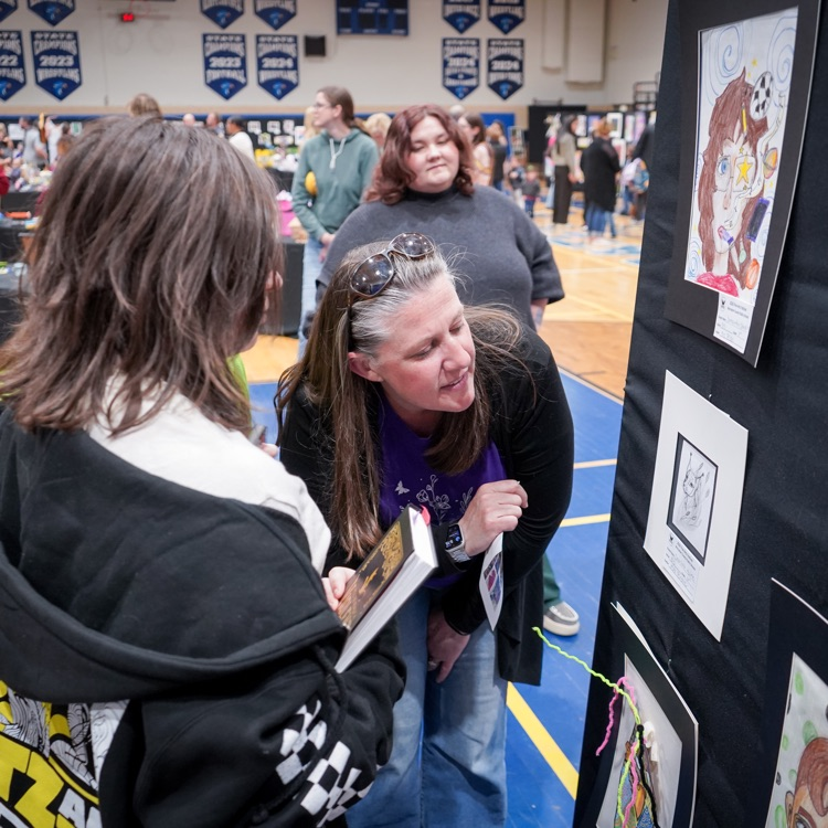 WCPS arts festival - art gallery
