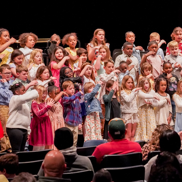 WCPS arts festival - choral performance 