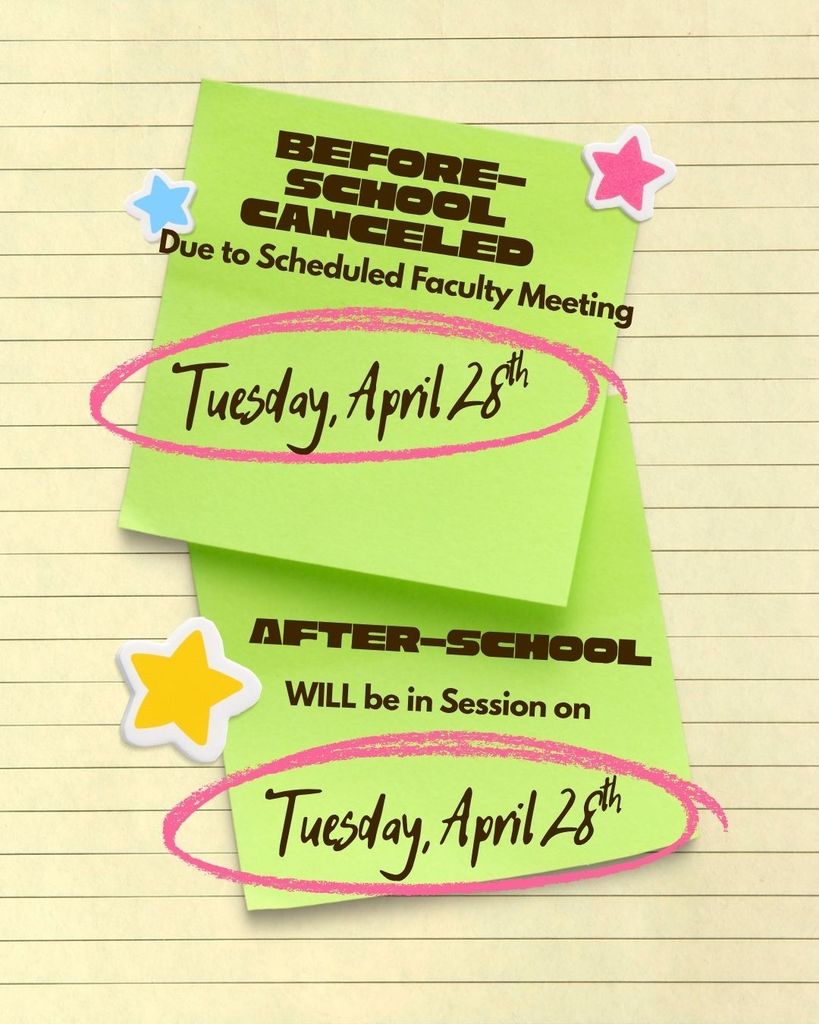Cancelations to before  school 