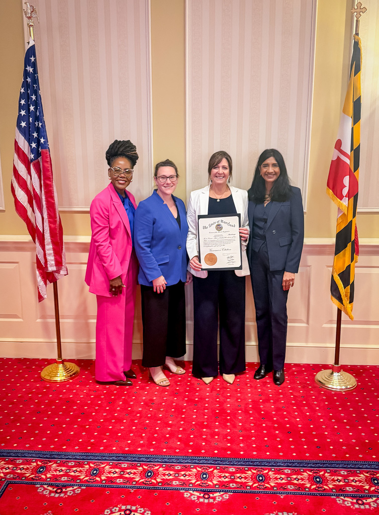 MD School Leadership Honors - Rotunda Floyd-Cooper, Annette Wallace, Jenifer Raye, Aruna Miller