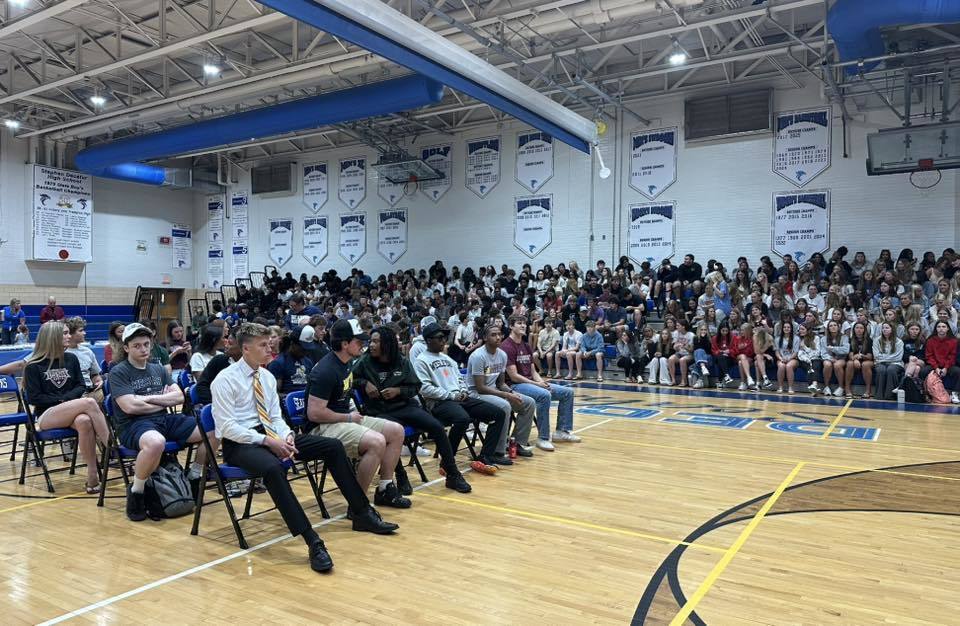 Spring 2026 sports signing at SDHS