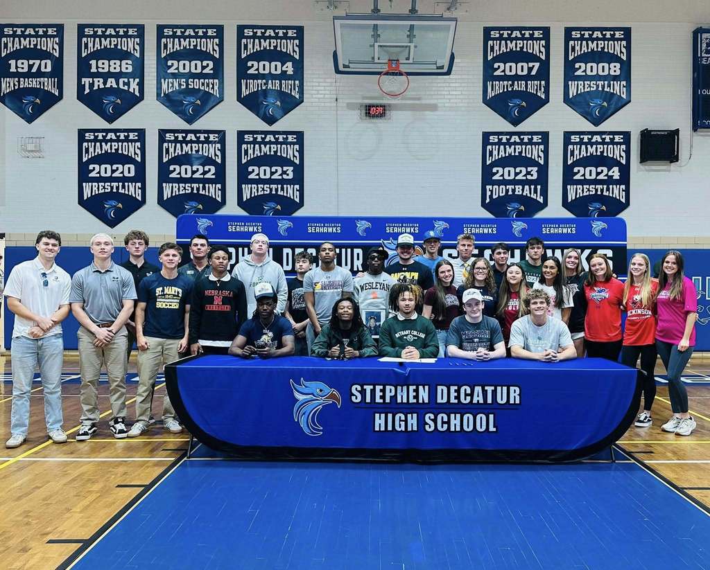 Spring 2026 sports signing at SDHS