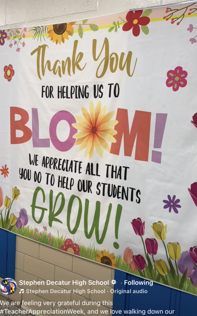 Teacher Appreciation week 2026