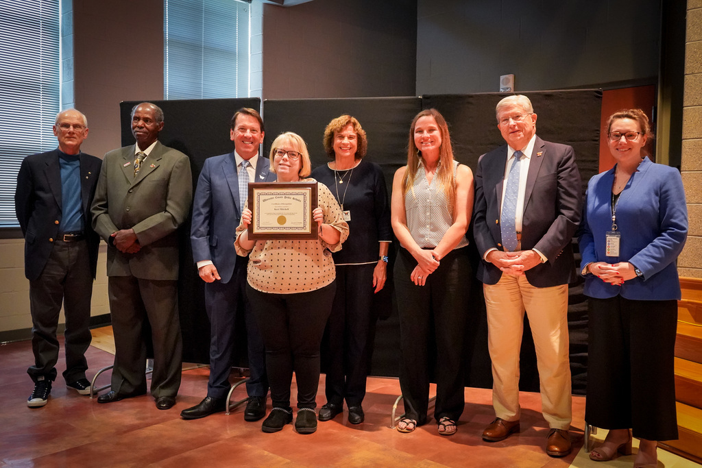 Retiree Honored