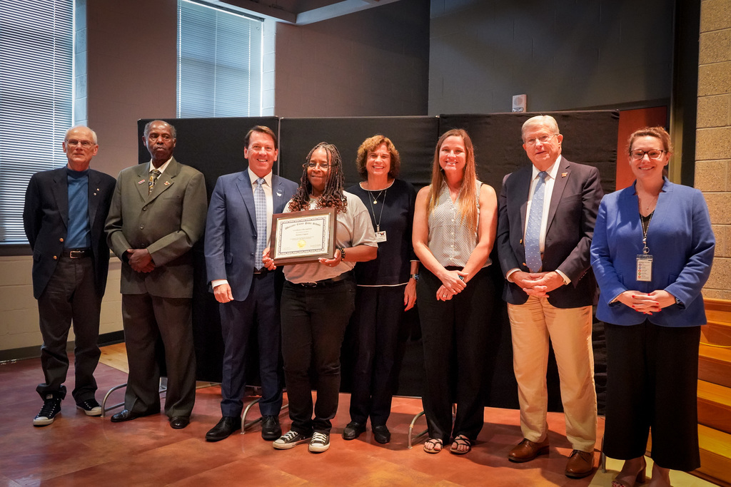 Retiree Honored