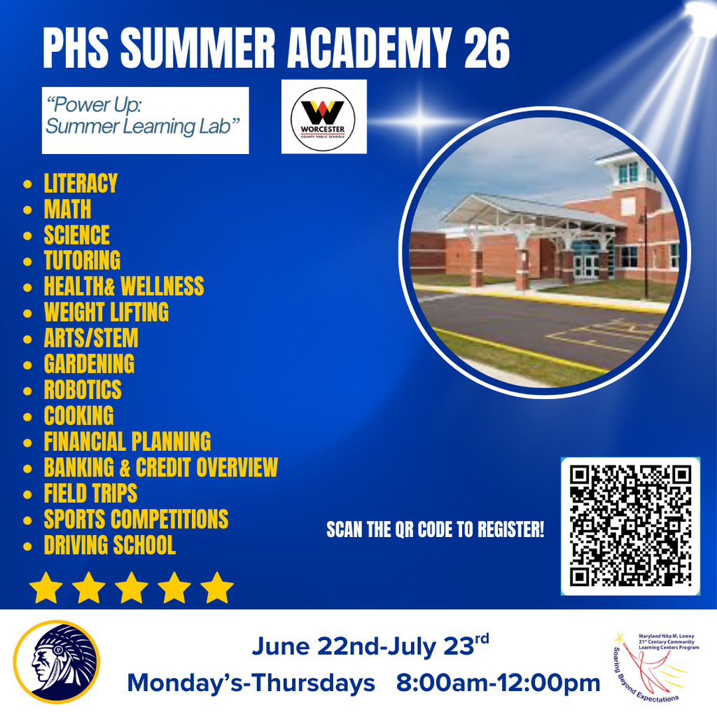 PHS Summer Academy Flyer