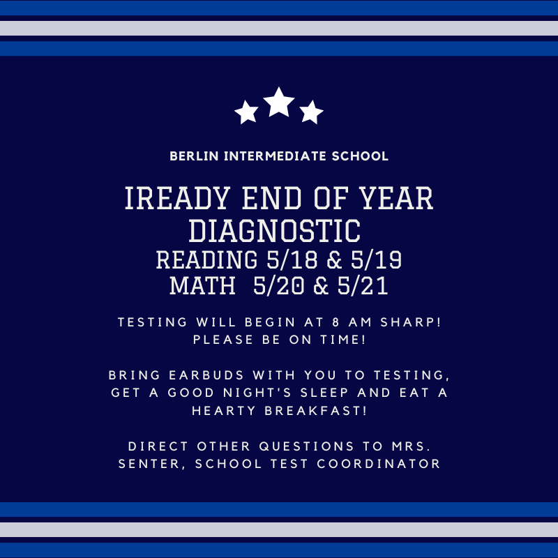 End of Year iReady Diagnostic