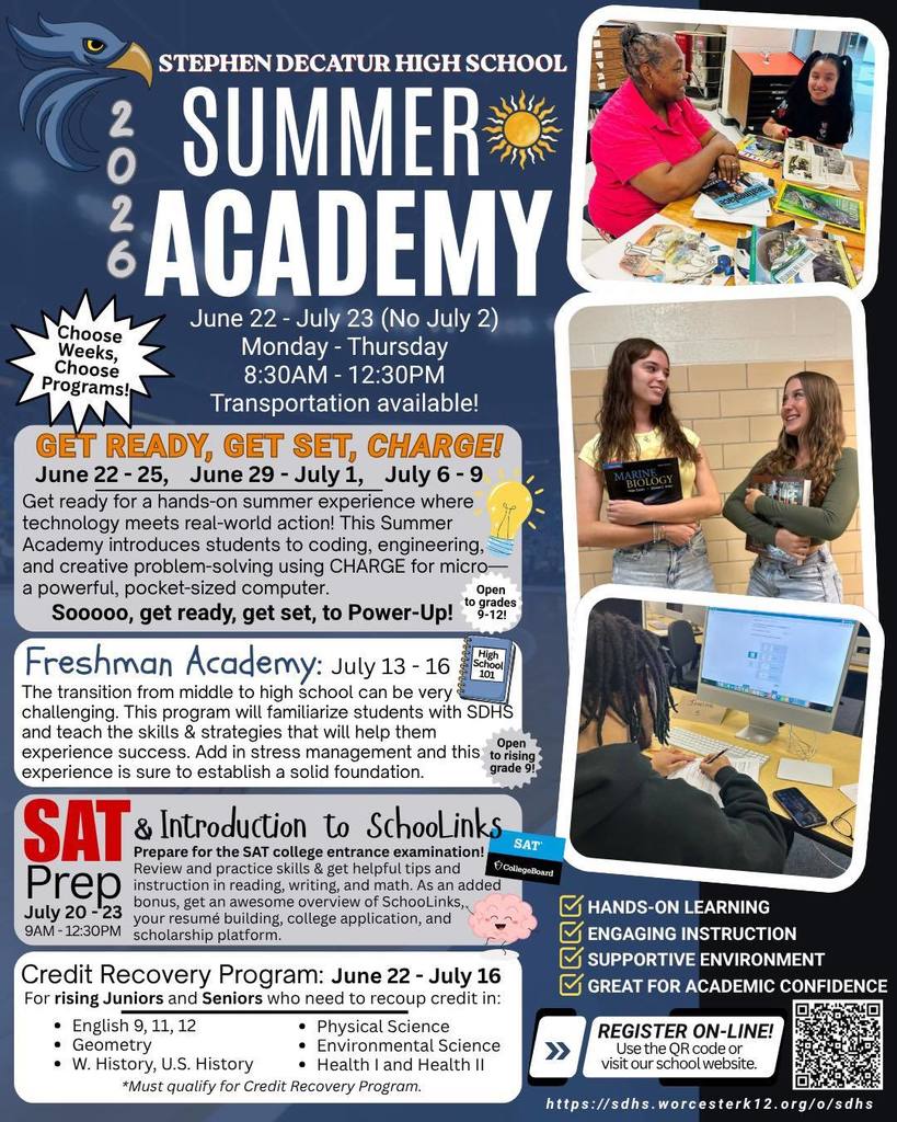 Summer Academy offerings 2026