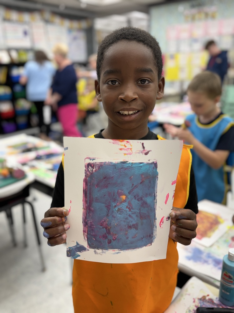SHES student participating in The Big Draw