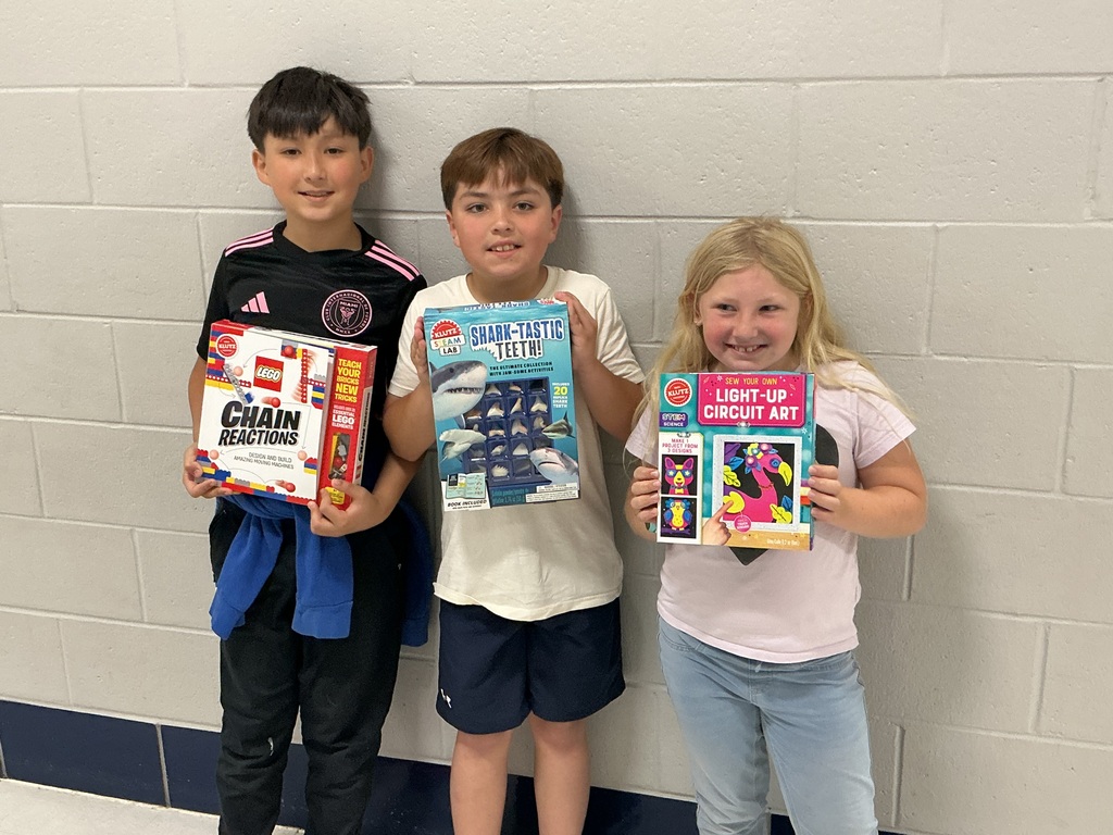 They each won a different prize.
