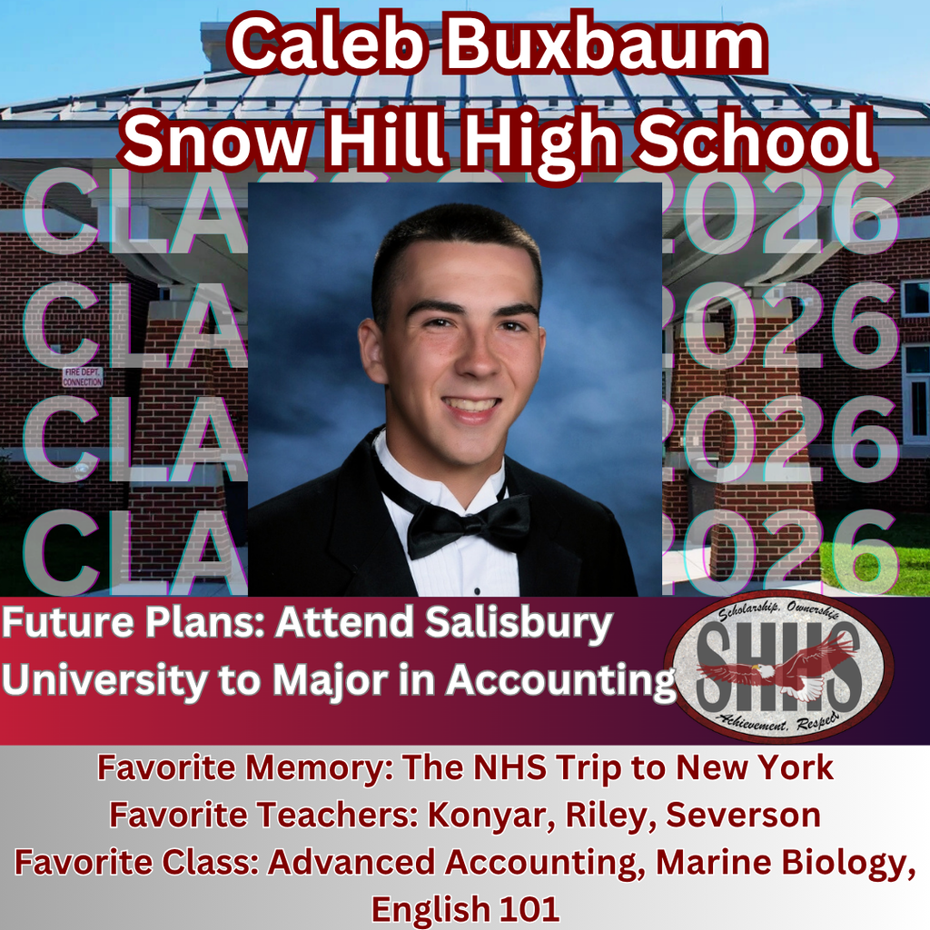 Caleb Buxbaum Senior Post