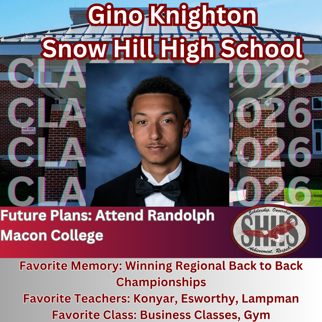 Gino KNighton Senior Post