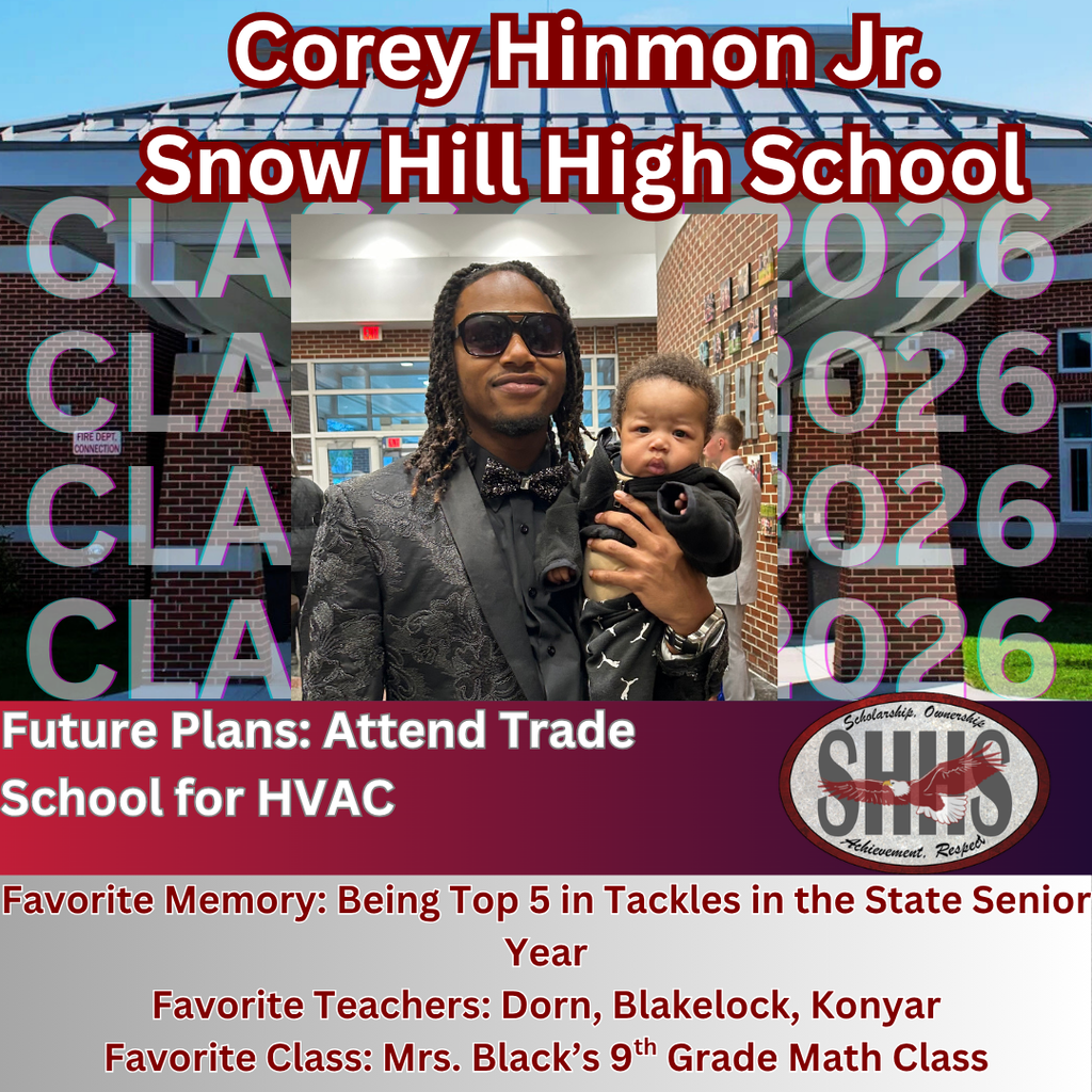 Corey Hinmon Senior POst