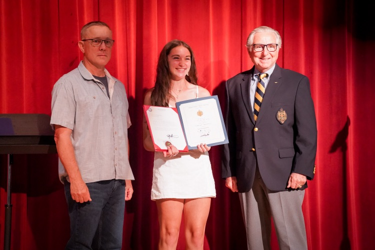blue and gold ceremony 