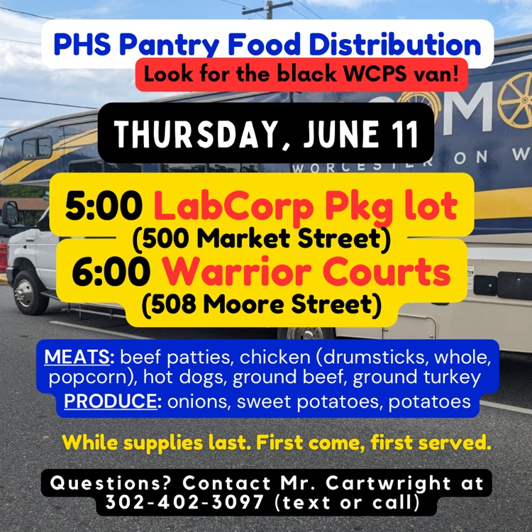 food distribution flyer