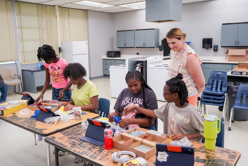 Students learning