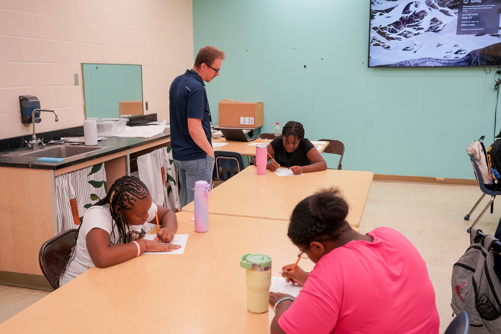 Students learning