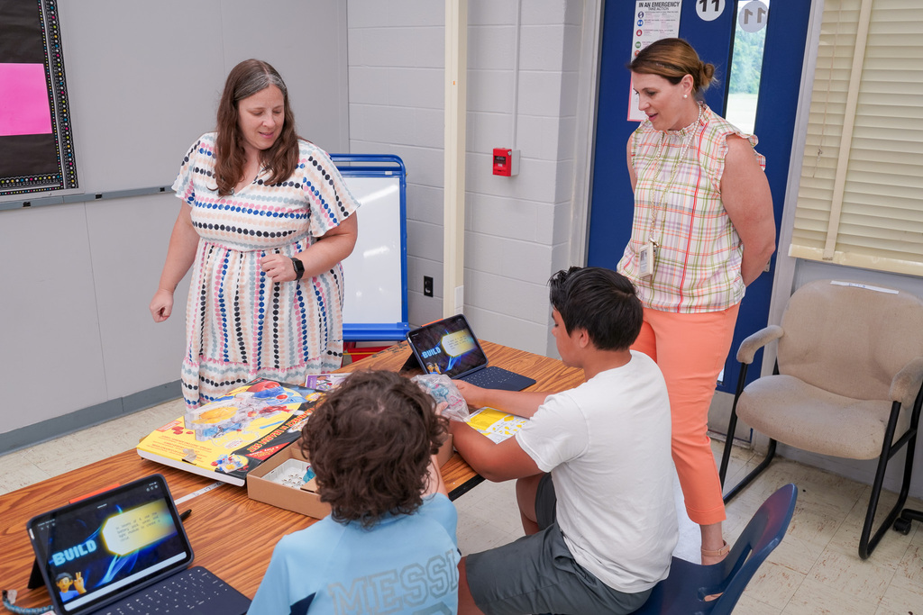 Students learning