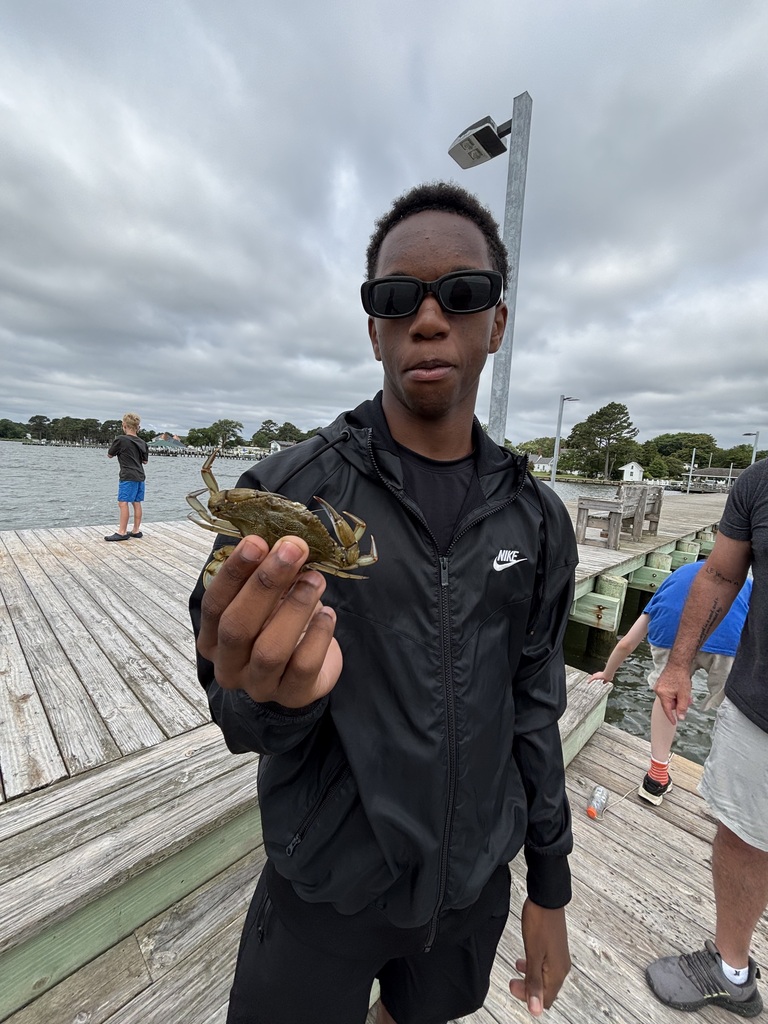 Aerin Crabbing at public Landing