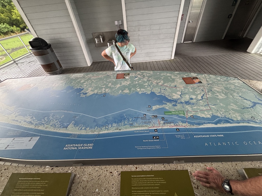 Checking out the map