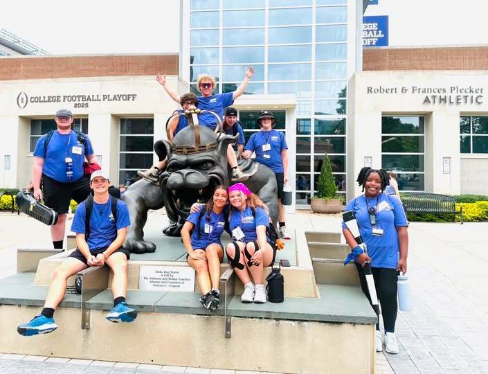 SDHS band students at JMU