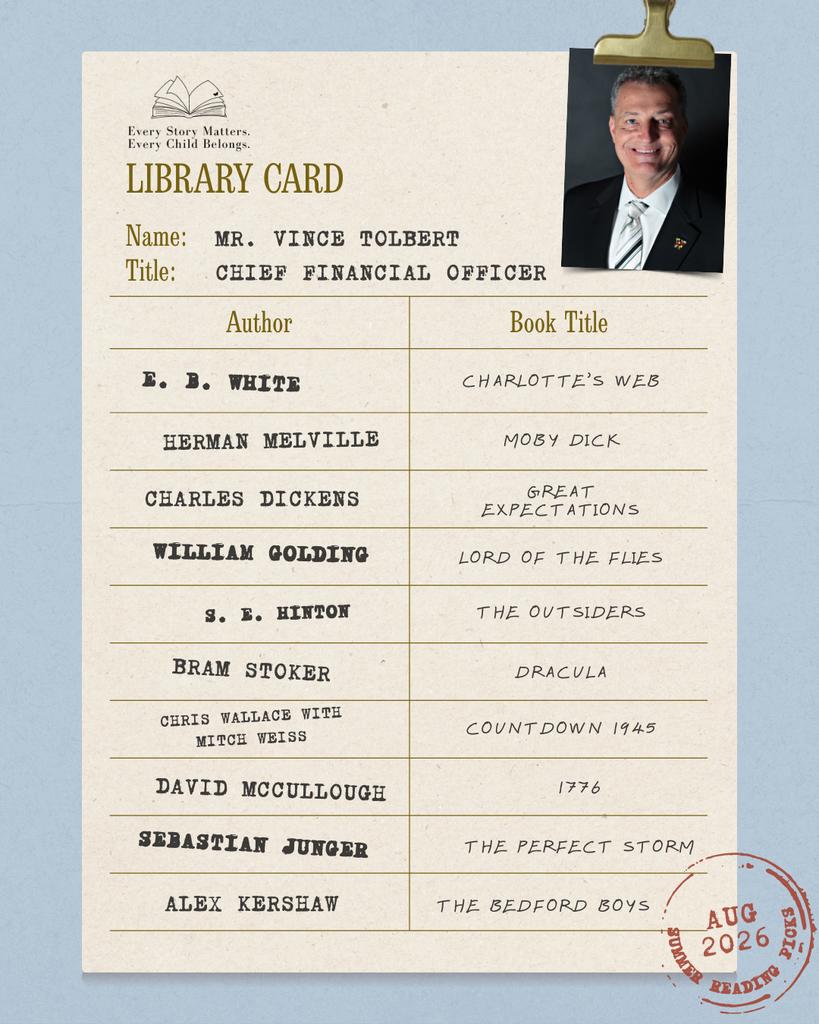 Tolbert Library Card