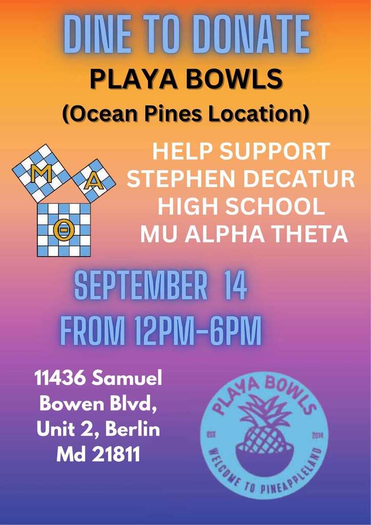 Playa bowl fundraiser