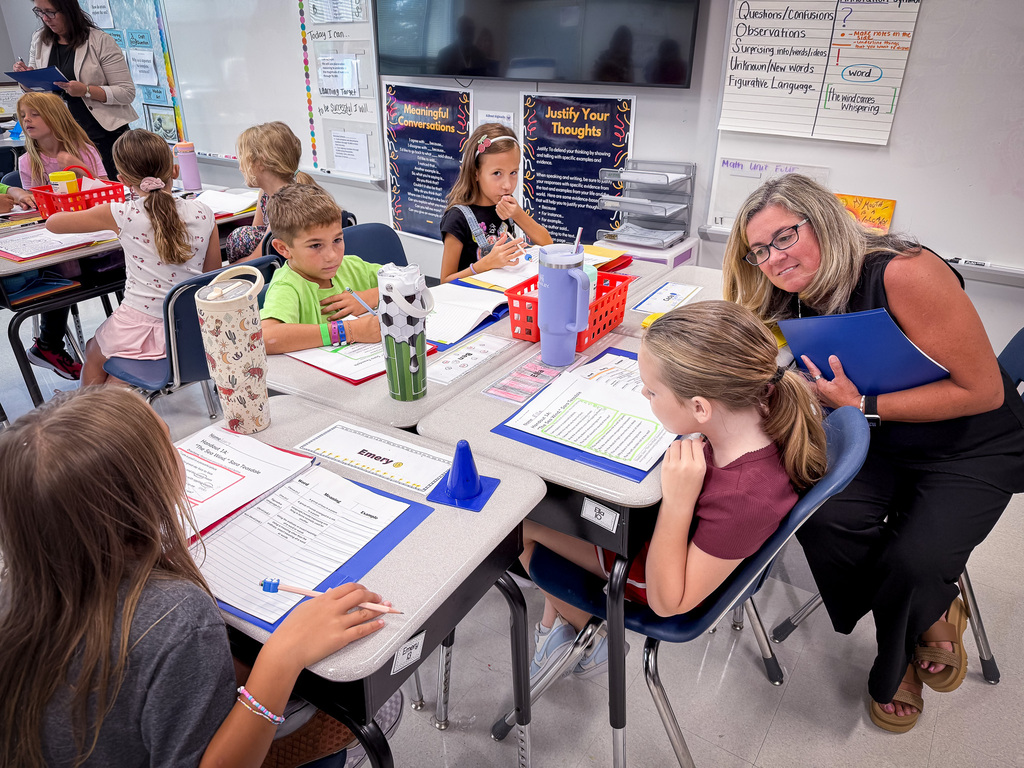 MCIE Walkthroughs at Showell Elementary