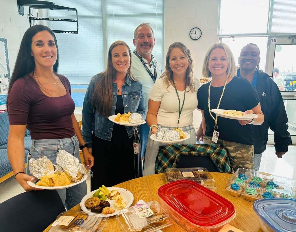 Admin sponsored cookout at SDHS