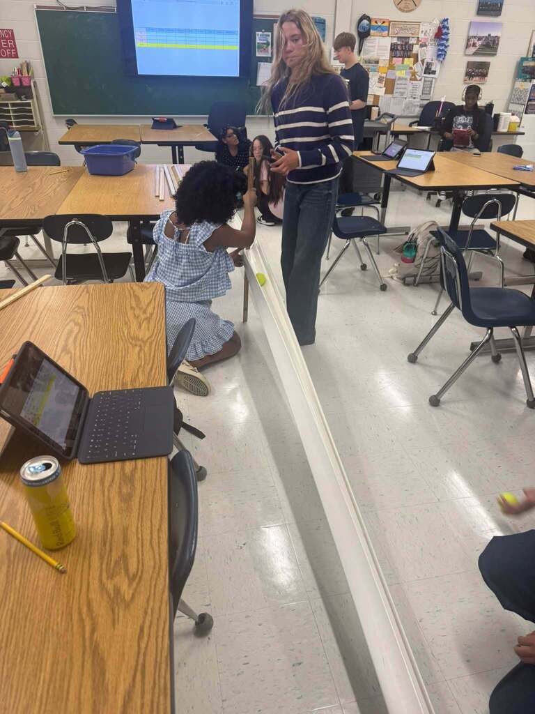 Acceleration studies in science class