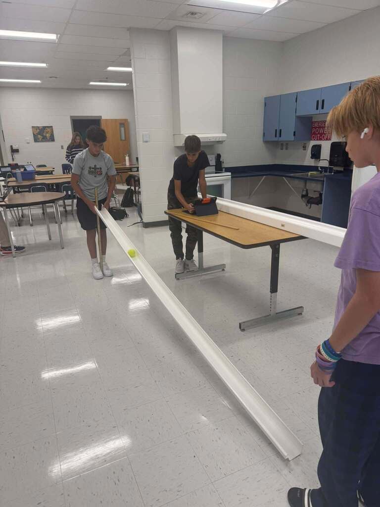 Acceleration studies in science class