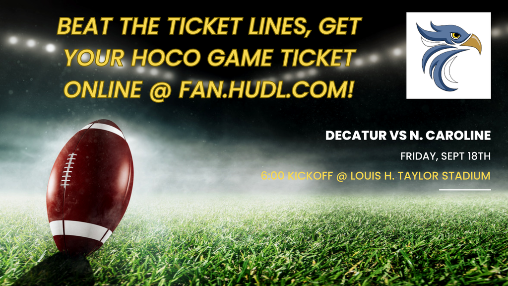 Homecoming game ticket sales info