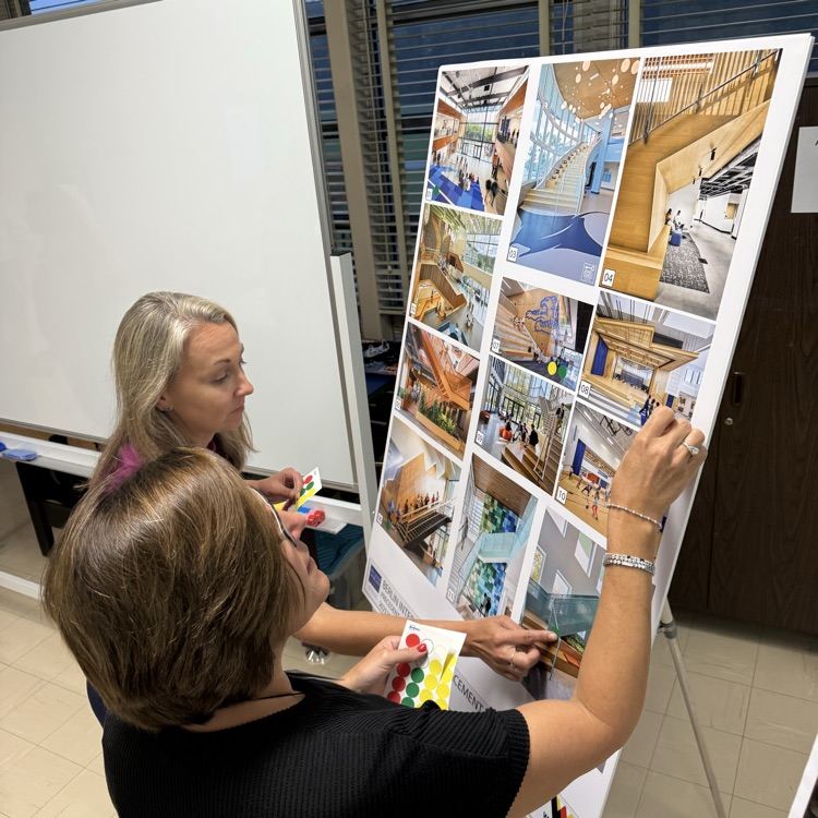 Reviewing different designs.