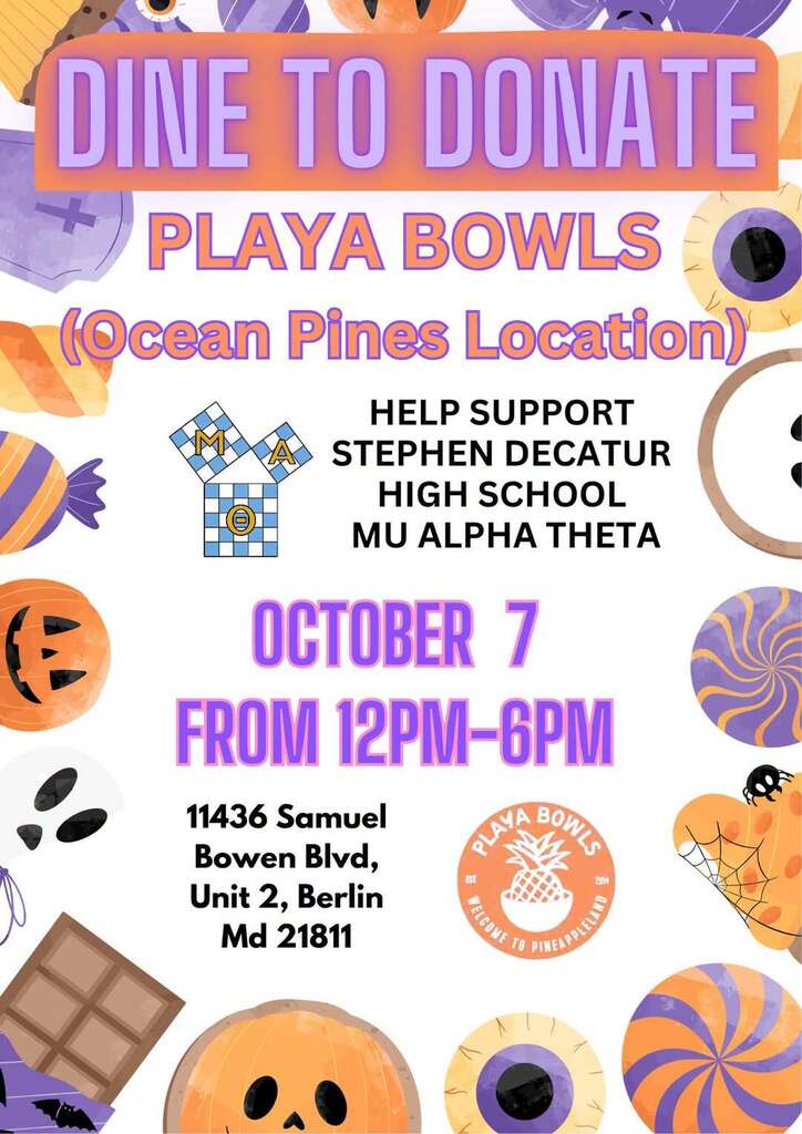 Mu Alpha Theta fundraiser info