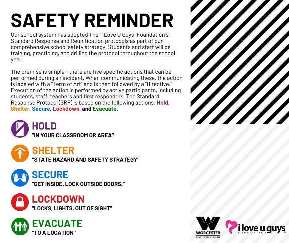 Safety procedures at SDHS