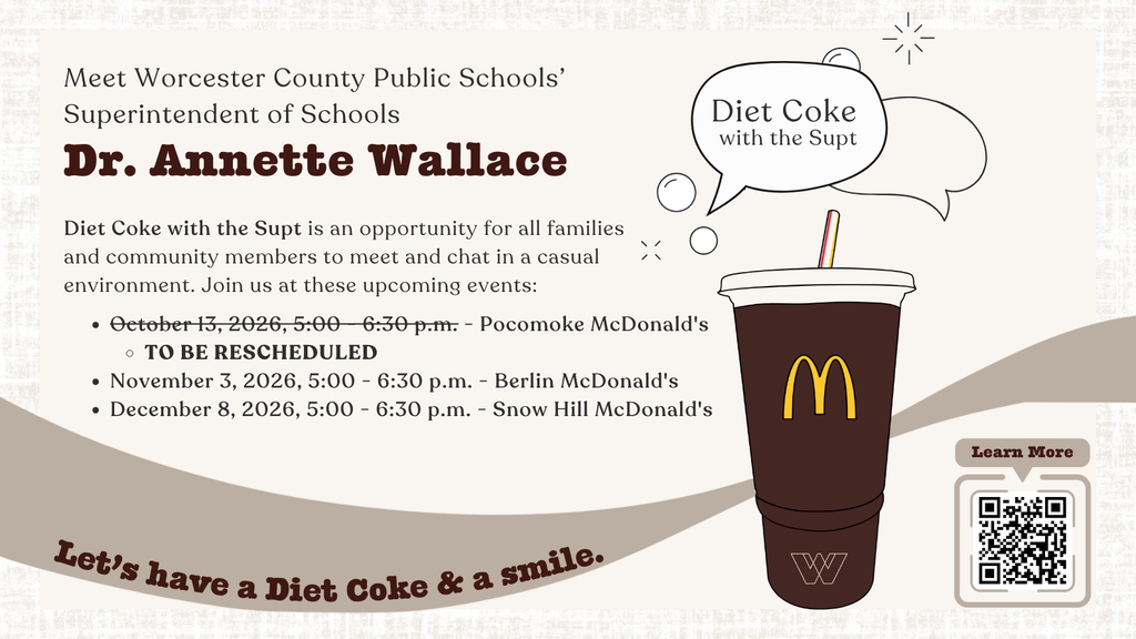Diet Coke with the Superintendent