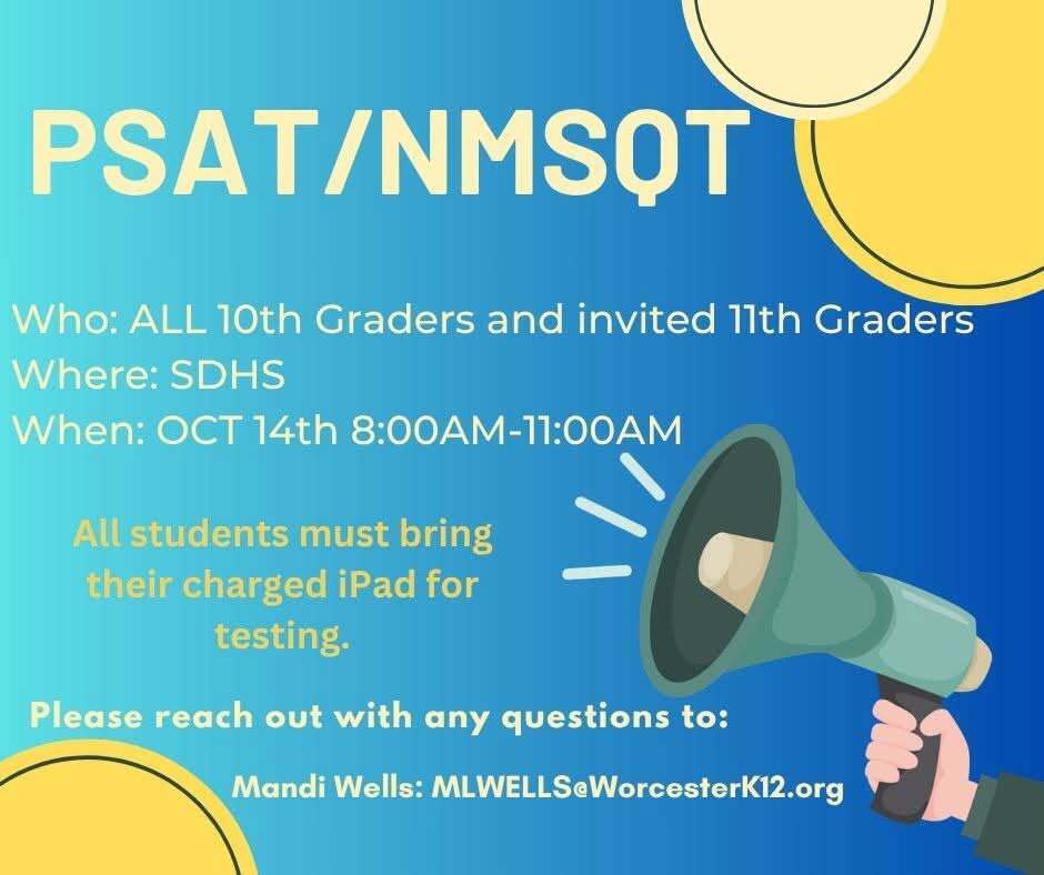 PSAT testing info