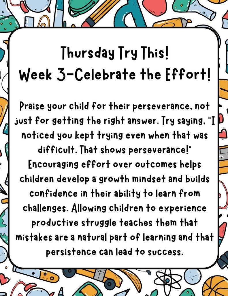 celebrate the effort