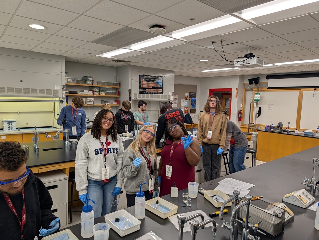 Excited to be in the lab