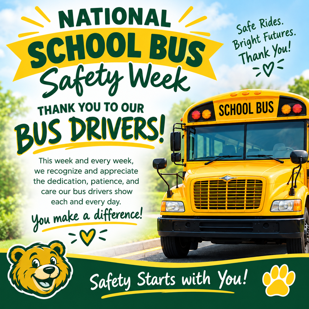 school bus safety week flyer