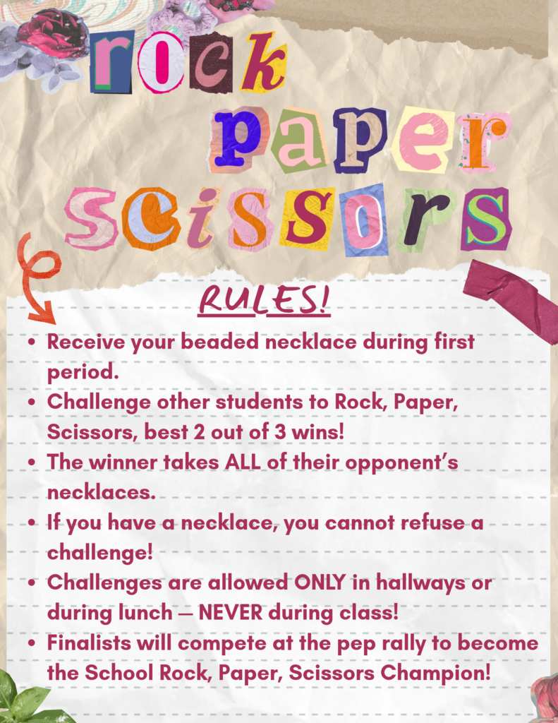 Rock paper Scissors Tournament rules.
