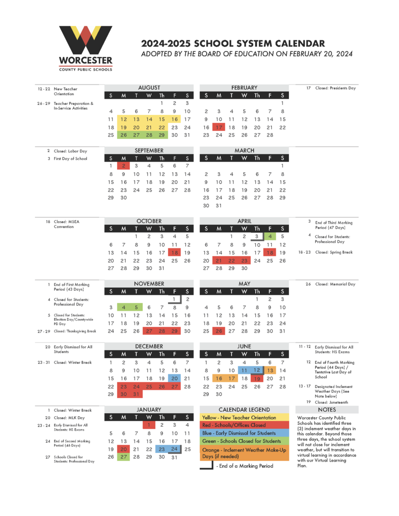24-25 Calendar Screenshot