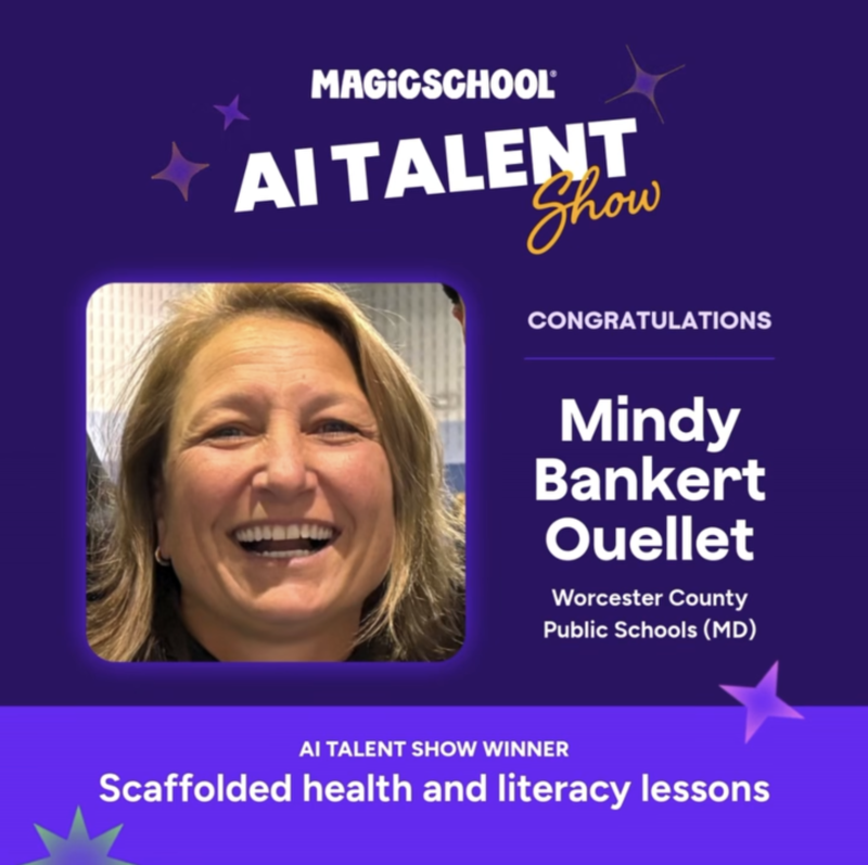 MagicSchool AI Talent Show Winner - Social Media Post Screenshot