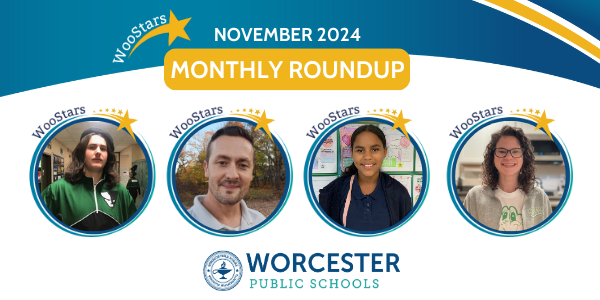 A WooStars round up graphic feature Nicholas Lewis, Davin Forsberg, Jerelys Robles and Lindsay Prescott.